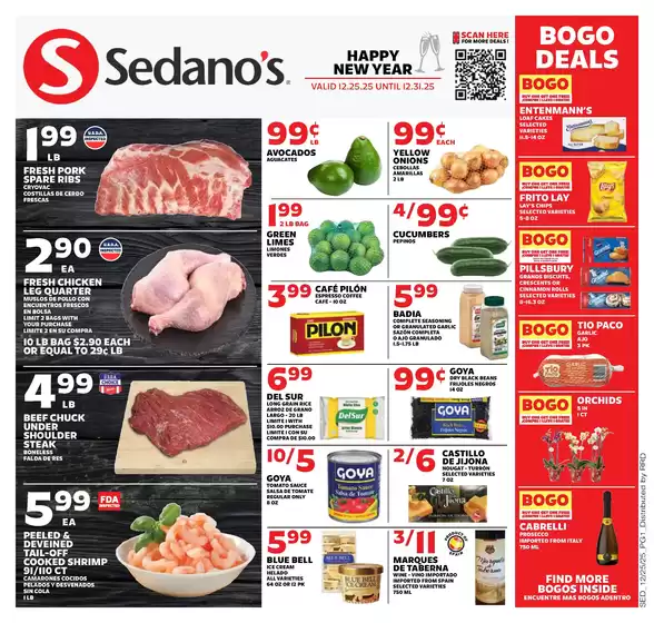 Sedano's catalogue in Aberdeen MD | Sedano's weekly ad | 2025-12-25T00:00:00.000Z - 2025-12-31T00:00:00.000Z