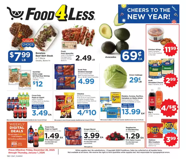 Food 4 Less catalogue in Aberdeen MD | Special offers for you | 2025-12-26T00:00:00.000Z - 2026-01-01T00:00:00.000Z