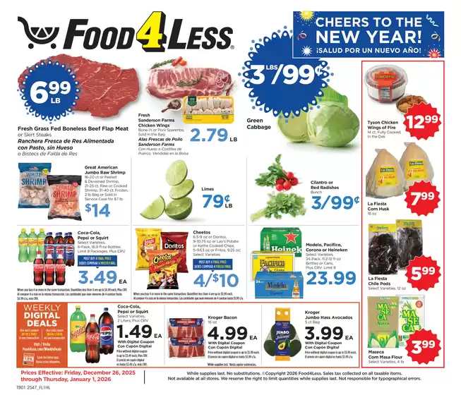 Food 4 Less catalogue in Aberdeen MD | Current deals and offers | 2025-12-26T00:00:00.000Z - 2026-01-01T00:00:00.000Z
