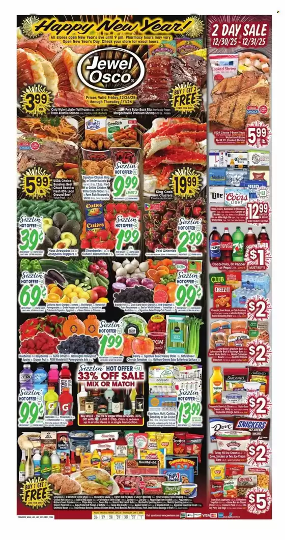 Jewel-Osco catalogue in Aberdeen MD | Jewel-Osco Weekly ad | 2025-12-26T00:00:00.000Z - 2026-01-01T00:00:00.000Z