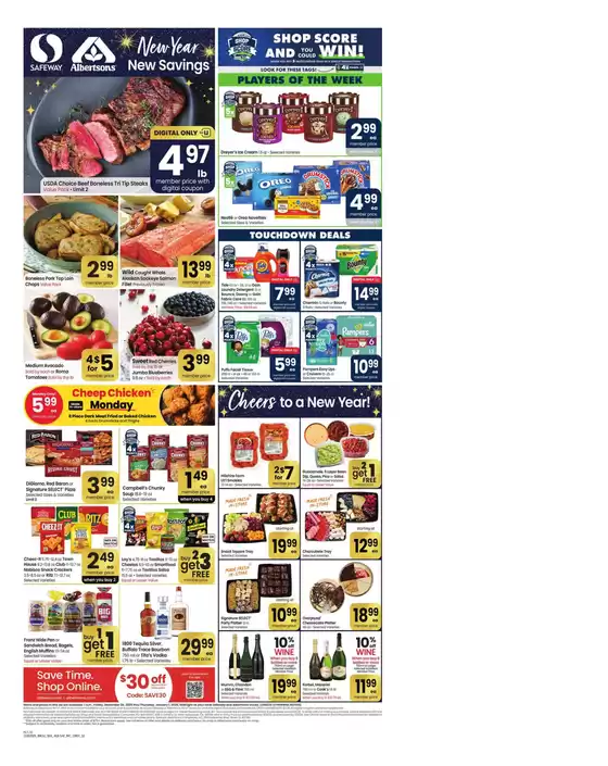 Albertsons catalogue in Bell CA | Offers for bargain hunters | 2025-12-26T00:00:00.000Z - 2026-01-01T00:00:00.000Z