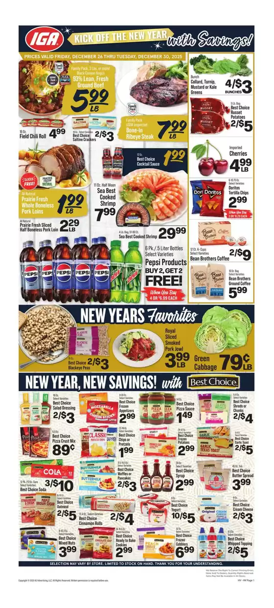 IGA catalogue in Bell CA | Weekly Flyer (organic) | 2025-12-26T00:00:00.000Z - 2025-12-30T00:00:00.000Z