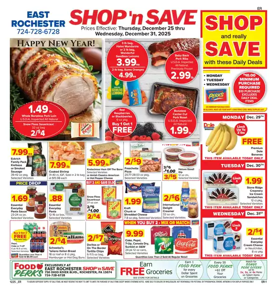 Shop 'n Save catalogue in Gridley CA | Exclusive deals and bargains | 2025-12-25T00:00:00.000Z - 2025-12-31T00:00:00.000Z