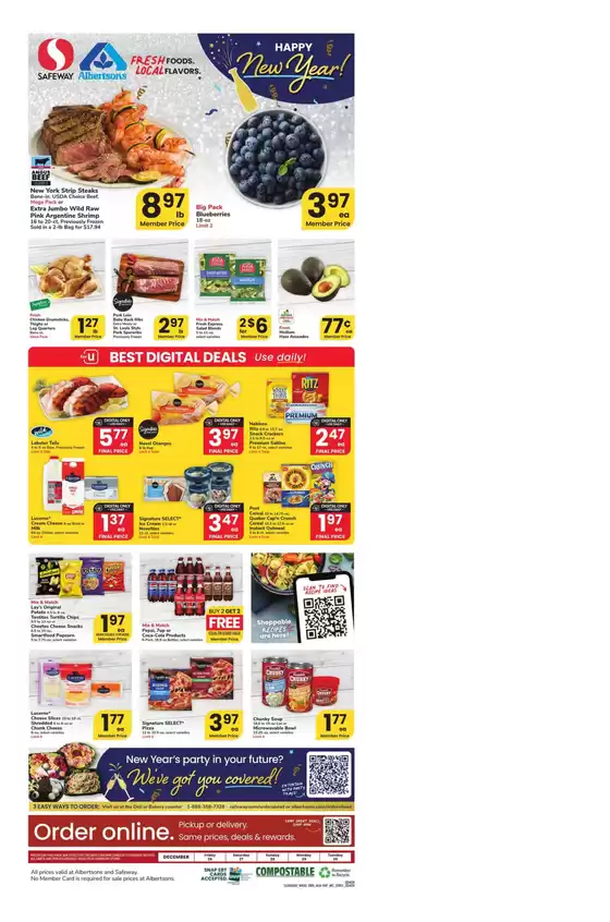 Safeway catalogue | Top offers for all bargain hunters | 2025-12-26T00:00:00.000Z - 2025-12-30T00:00:00.000Z