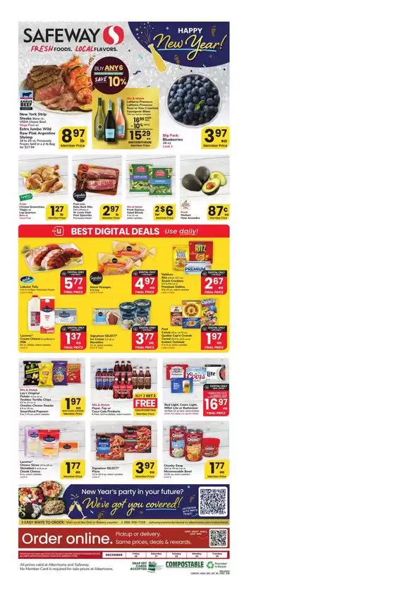 Safeway catalogue | Current special promotions | 2025-12-26T00:00:00.000Z - 2025-12-30T00:00:00.000Z