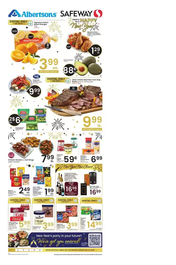 Safeway catalogue in Turnersville-NJ | Weekly Ad - Safeway - Intermountain | 2025-12-26T00:00:00.000Z - 2025-12-30T00:00:00.000Z
