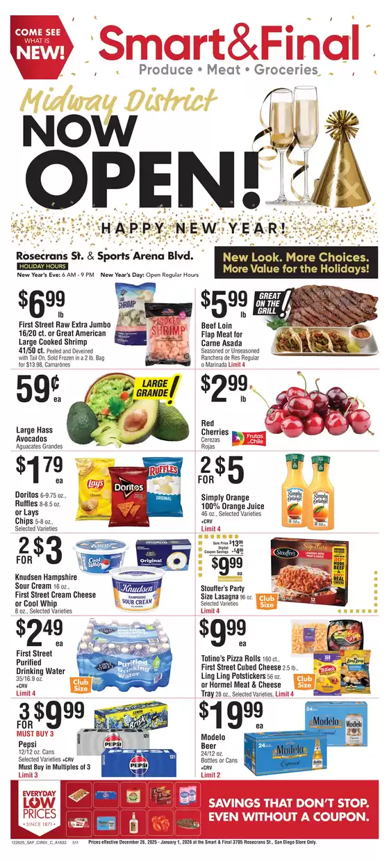 Smart & Final catalogue in Thornton PA | Weekly Ad Savings (12/26/2025 - 01/01/2026) | 2025-12-26T00:00:00.000Z - 2026-01-01T00:00:00.000Z