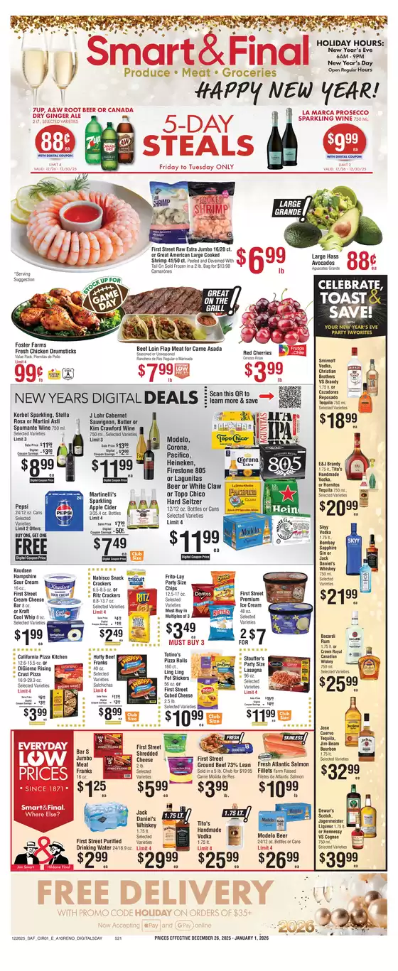 Smart & Final catalogue in Thornton PA | Discover attractive offers | 2025-12-26T00:00:00.000Z - 2025-12-30T00:00:00.000Z