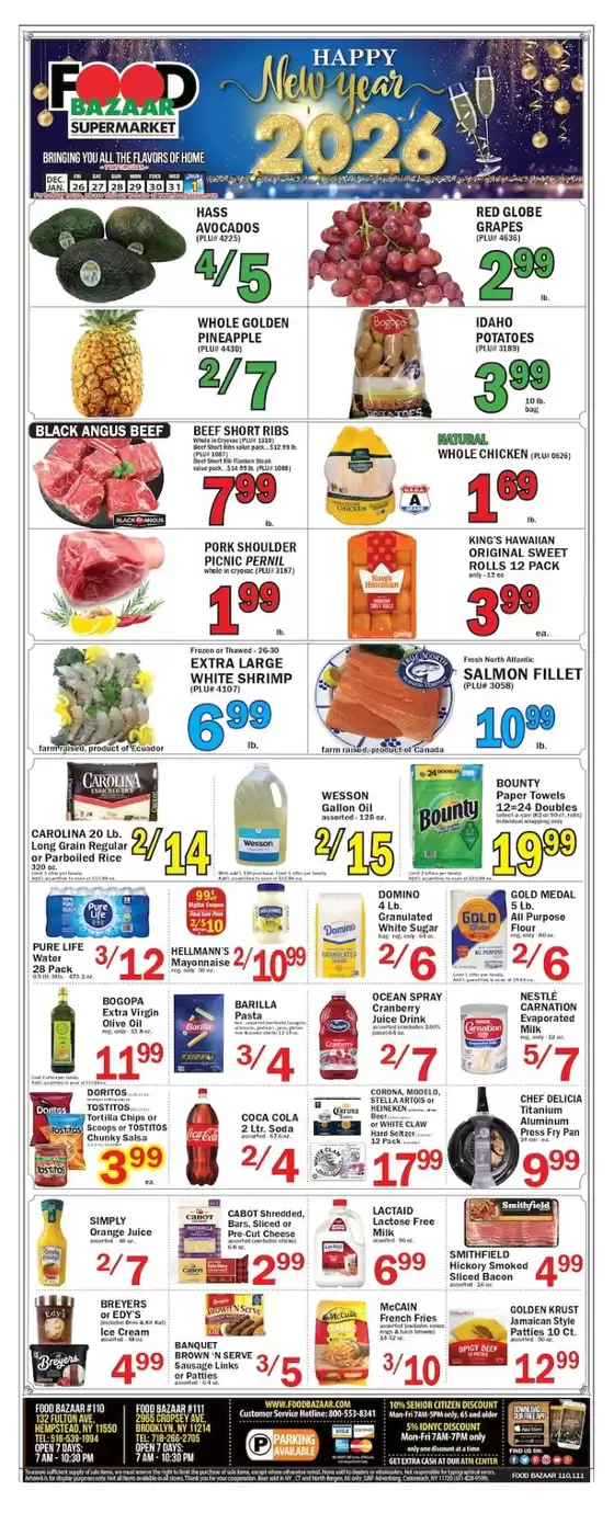 Food Bazaar catalogue | Top deals for all customers | 2025-12-26T00:00:00.000Z - 2026-01-01T00:00:00.000Z
