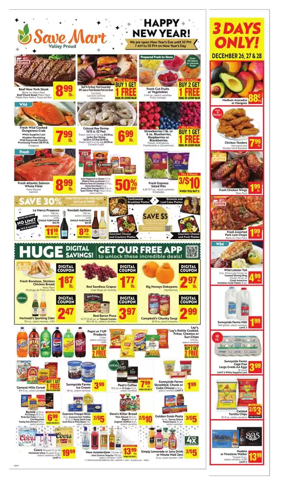Save Mart catalogue | Weekly | 2025-12-26T00:00:00.000Z - 2026-01-01T00:00:00.000Z