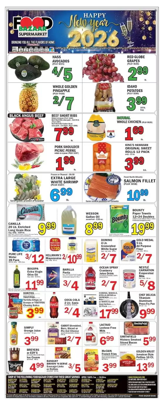 Food Bazaar catalogue | Food Bazaar weekly ad | 2025-12-26T00:00:00.000Z - 2026-01-01T00:00:00.000Z