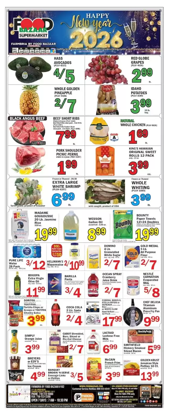 Food Bazaar catalogue | Attractive special offers for everyone | 2025-12-26T00:00:00.000Z - 2026-01-01T00:00:00.000Z