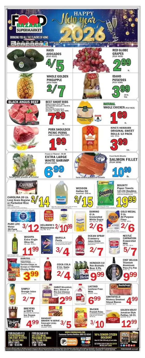 Food Bazaar catalogue | Current deals and offers | 2025-12-26T00:00:00.000Z - 2026-01-01T00:00:00.000Z