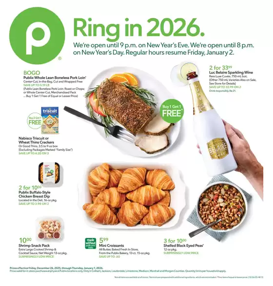 Publix catalogue | Exclusive bargains | 2025-12-26T00:00:00.000Z - 2026-01-01T00:00:00.000Z