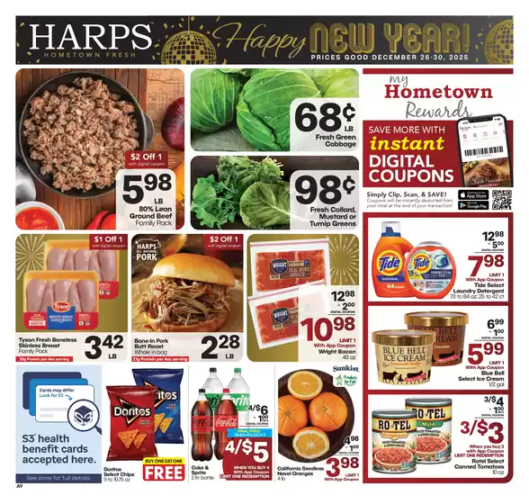 Harp's Market catalogue | Harp's Market weekly ad | 2025-12-26T00:00:00.000Z - 2025-12-30T00:00:00.000Z