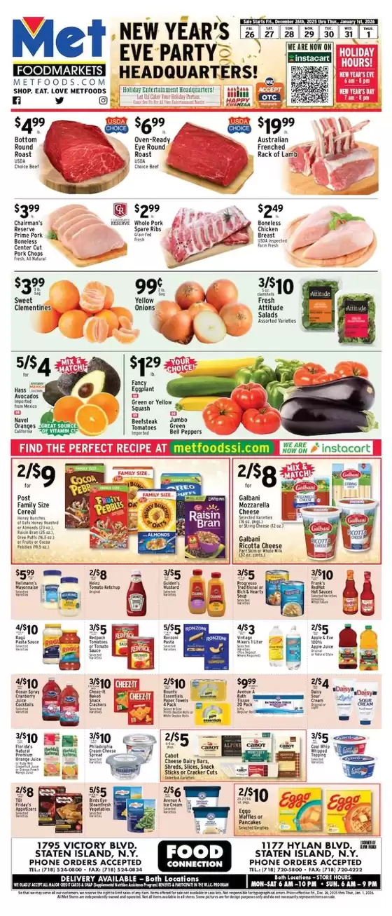Met Foodmarkets catalogue in Cockeysville MD | Discover attractive offers | 2025-12-26T00:00:00.000Z - 2026-01-01T00:00:00.000Z