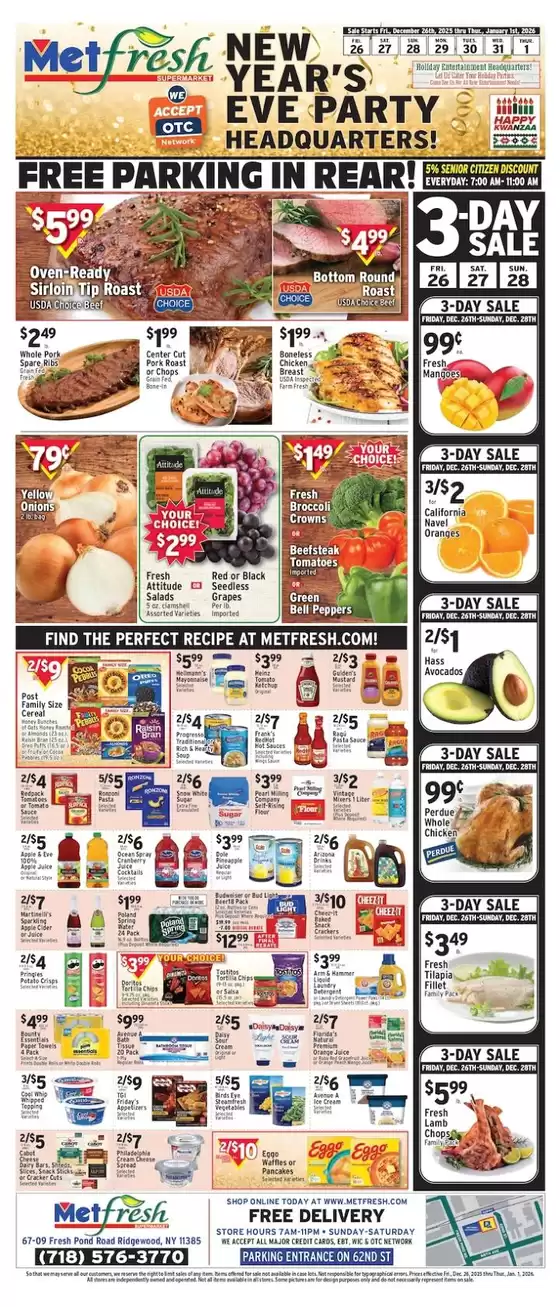 Met Foodmarkets catalogue in Cockeysville MD | Wide range of offers | 2025-12-26T00:00:00.000Z - 2026-01-01T00:00:00.000Z