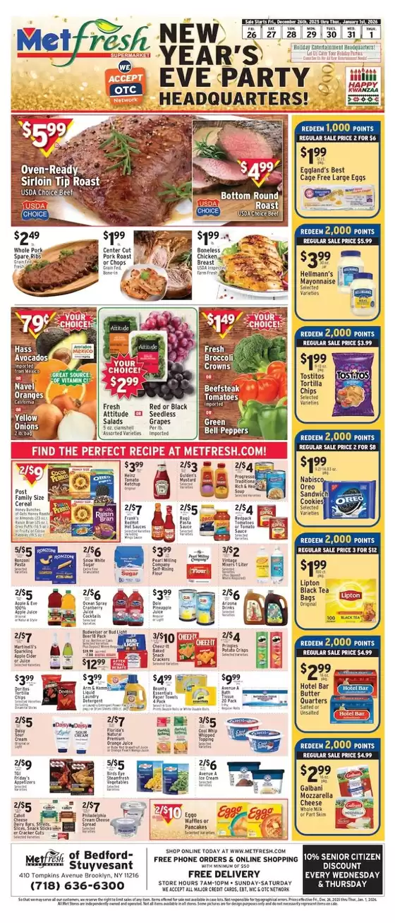 Met Foodmarkets catalogue in Cockeysville MD | Discounts and promotions | 2025-12-26T00:00:00.000Z - 2026-01-01T00:00:00.000Z