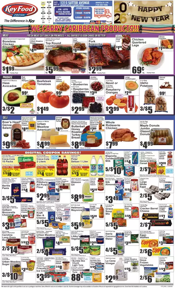 Key Food catalogue in Dallas TX | Current special promotions | 2025-12-26T00:00:00.000Z - 2026-01-01T00:00:00.000Z