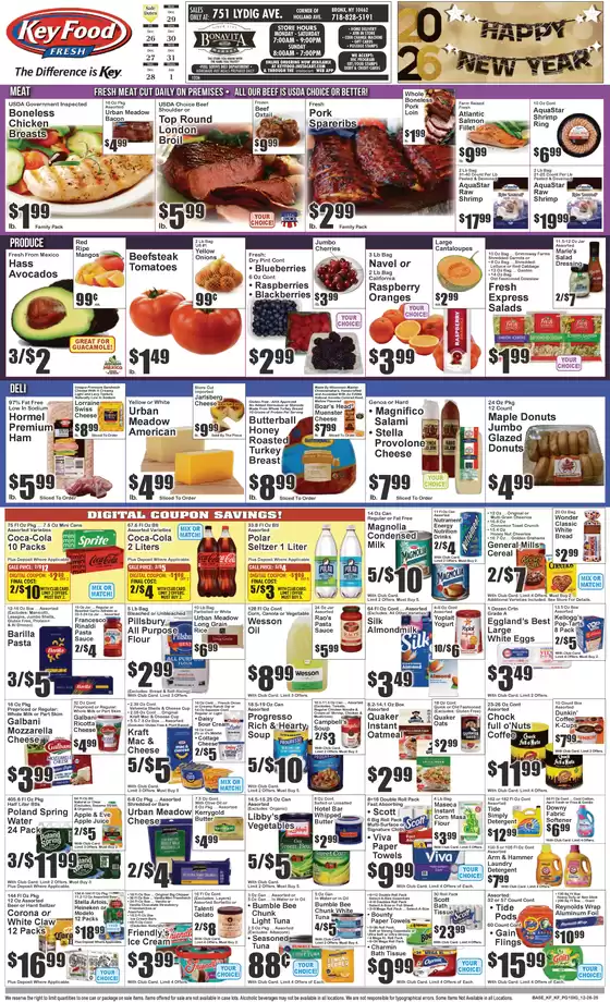 Key Food catalogue in Dallas TX | Great offer for bargain hunters | 2025-12-26T00:00:00.000Z - 2026-01-01T00:00:00.000Z