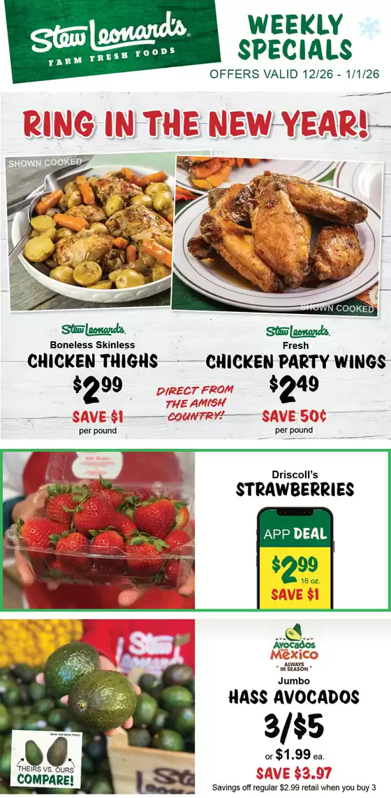 Stew Leonard's catalogue in Dallas TX | Stew Leonard's weekly ad | 2025-12-26T00:00:00.000Z - 2026-01-26T00:00:00.000Z