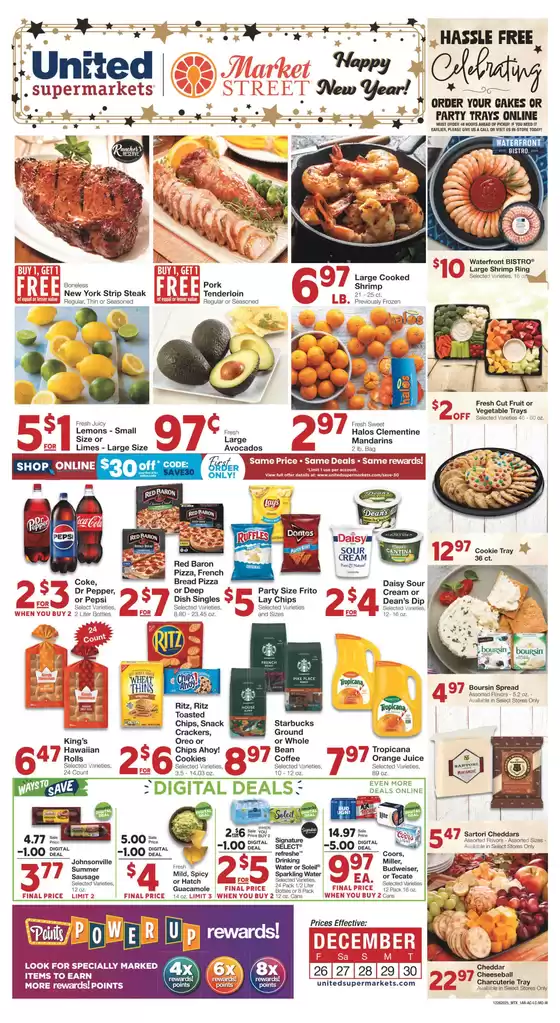 United Supermarkets catalogue in Wales WI | Our best offers for you | 2025-12-26T00:00:00.000Z - 2025-12-30T00:00:00.000Z