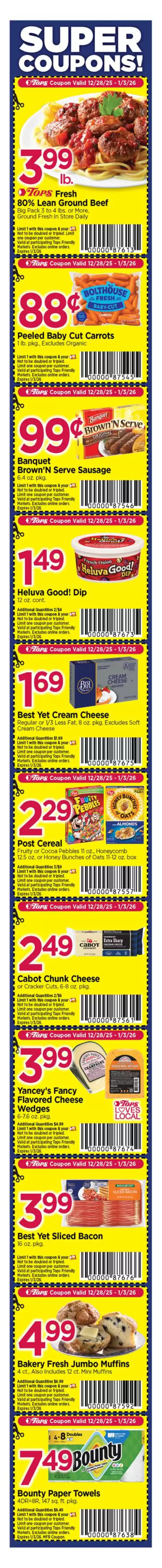 Tops catalogue in San Jose CA | Discounts and promotions | 2025-12-28T00:00:00.000Z - 2026-01-03T00:00:00.000Z