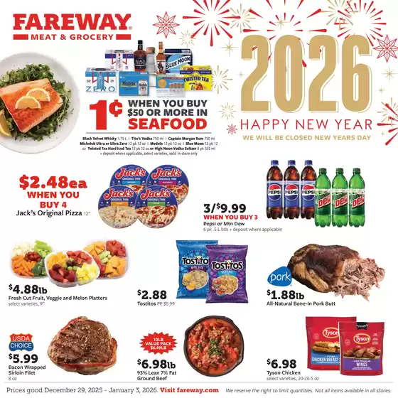 Fareway catalogue in Reading PA | Top deals and discounts | 2025-12-29T00:00:00.000Z - 2026-01-03T00:00:00.000Z