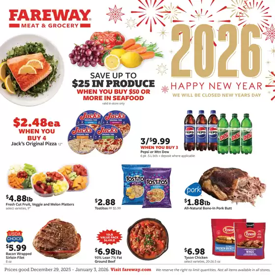 Fareway catalogue in Easton MD | Top offers for all bargain hunters | 2025-12-29T00:00:00.000Z - 2026-01-03T00:00:00.000Z