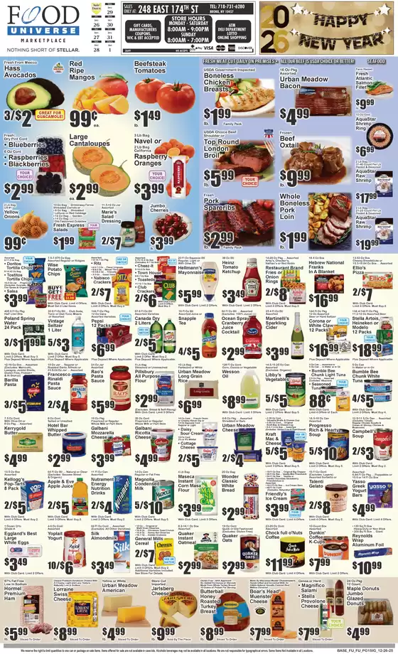 Food Universe catalogue in Mechanicville NY | Special offers for you | 2025-12-28T00:00:00.000Z - 2026-01-11T00:00:00.000Z
