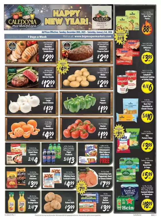 BigM Supermarkets catalogue in Anna IL | Top offers for all bargain hunters | 2025-12-28T00:00:00.000Z - 2026-01-03T00:00:00.000Z