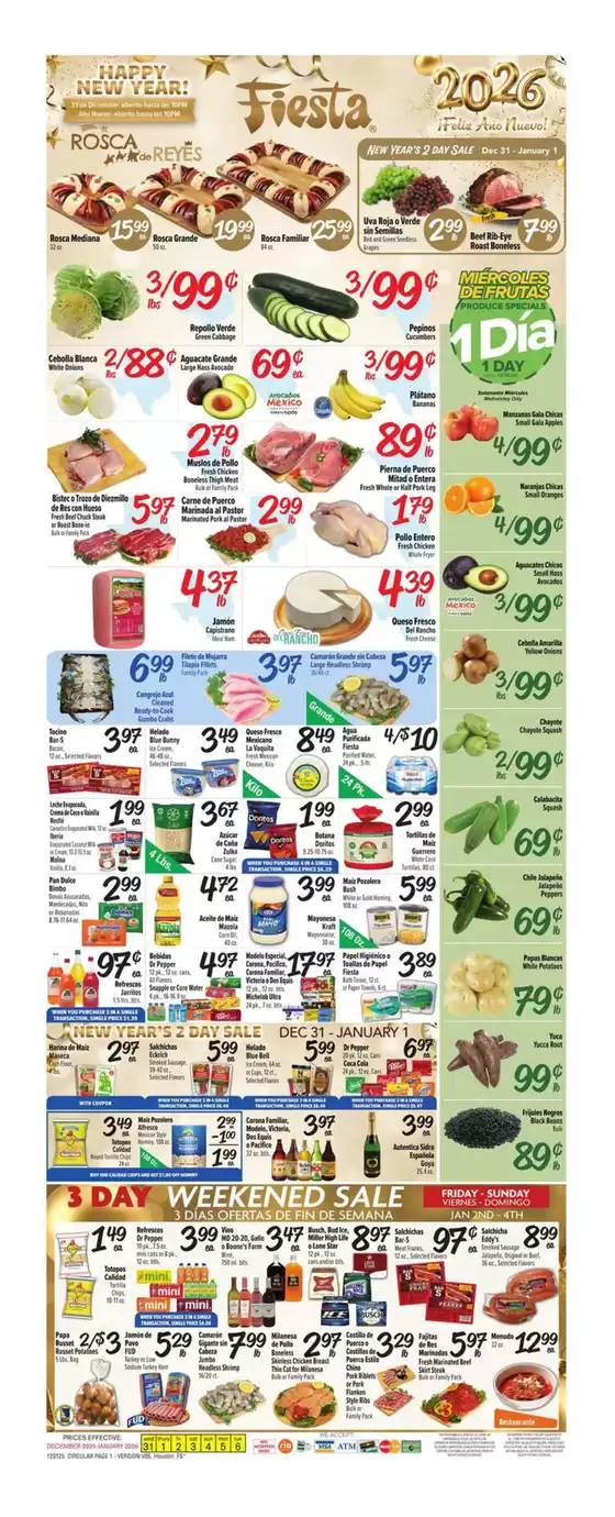 Fiesta Mart catalogue | New offers to discover | 2025-12-31T00:00:00.000Z - 2026-01-06T00:00:00.000Z