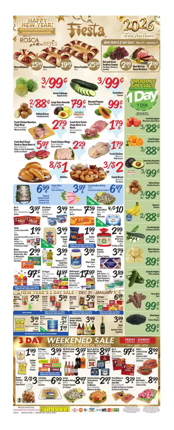 Fiesta Mart catalogue | Attractive special offers for everyone | 2025-12-31T00:00:00.000Z - 2026-01-06T00:00:00.000Z