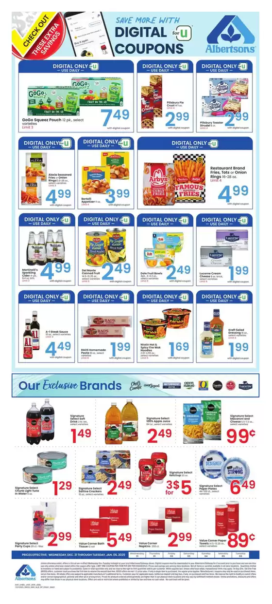 Albertsons catalogue | Exclusive deals for our customers | 2025-12-31T00:00:00.000Z - 2026-01-06T00:00:00.000Z