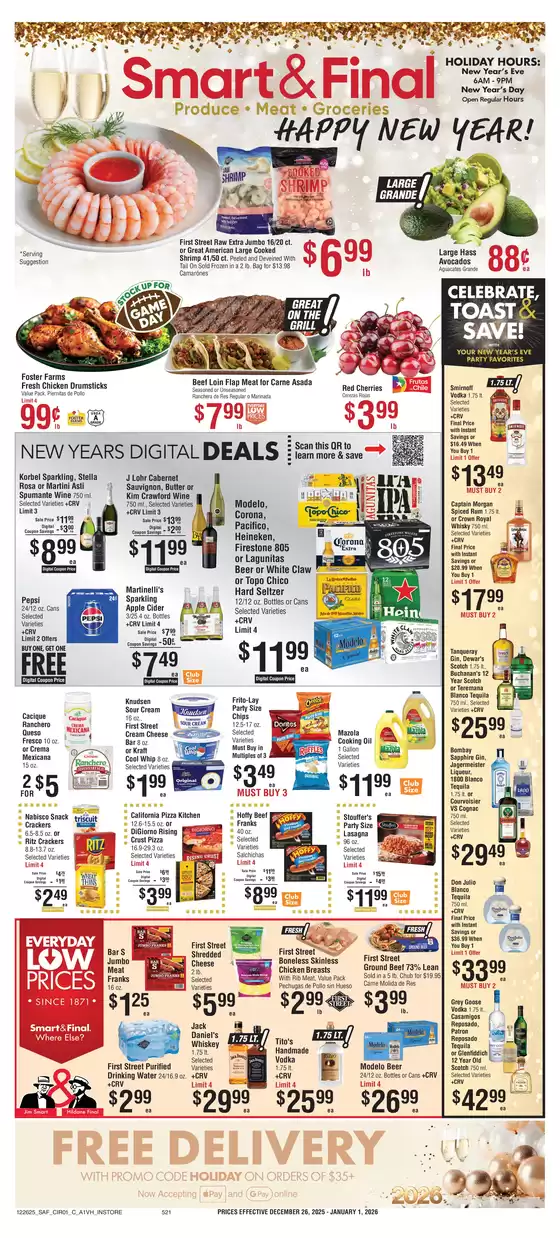Smart & Final catalogue in Midway City CA | Top deals for all customers | 2025-12-31T00:00:00.000Z - 2026-01-01T00:00:00.000Z