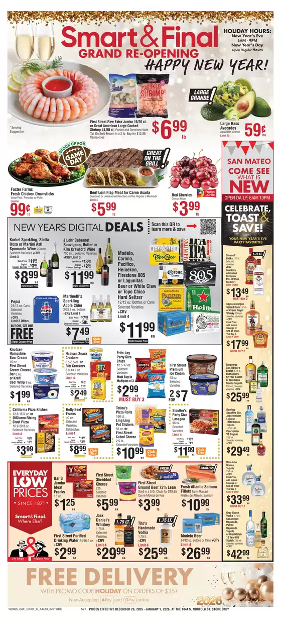 Smart & Final catalogue in South San Francisco CA | Save now with our deals | 2025-12-31T00:00:00.000Z - 2026-01-01T00:00:00.000Z