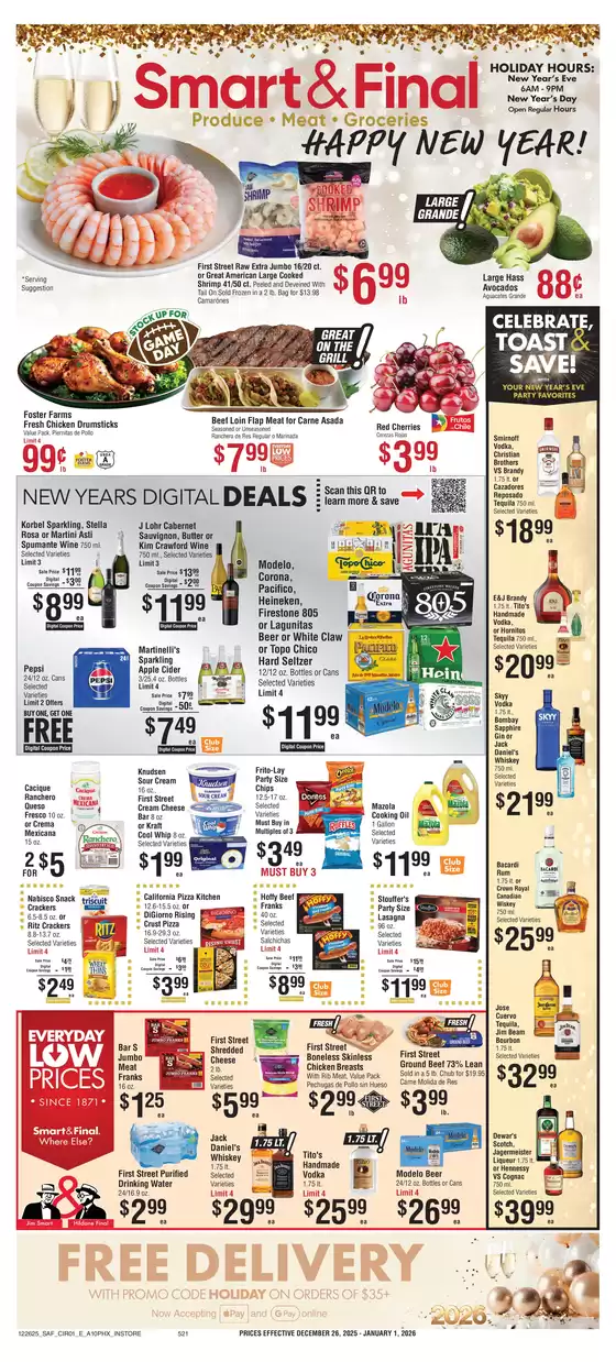 Smart & Final catalogue in Midway City CA | Great offer for bargain hunters | 2025-12-31T00:00:00.000Z - 2026-01-01T00:00:00.000Z