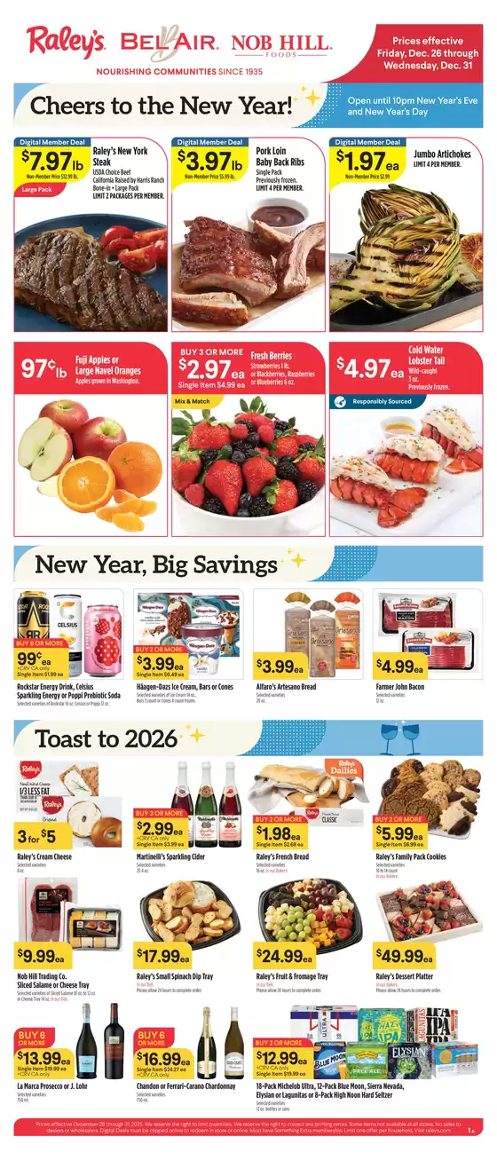 Bel Air Markets catalogue in Pittsburgh PA | Bel Air Markets weekly ad | 2025-12-26T00:00:00.000Z - 2025-12-31T00:00:00.000Z