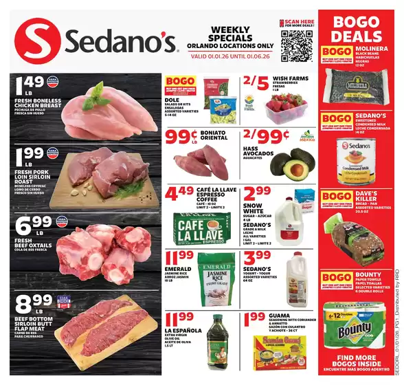 Sedano's catalogue in Grand Prairie TX | Exclusive deals for our customers | 2026-01-01T00:00:00.000Z - 2026-01-06T00:00:00.000Z