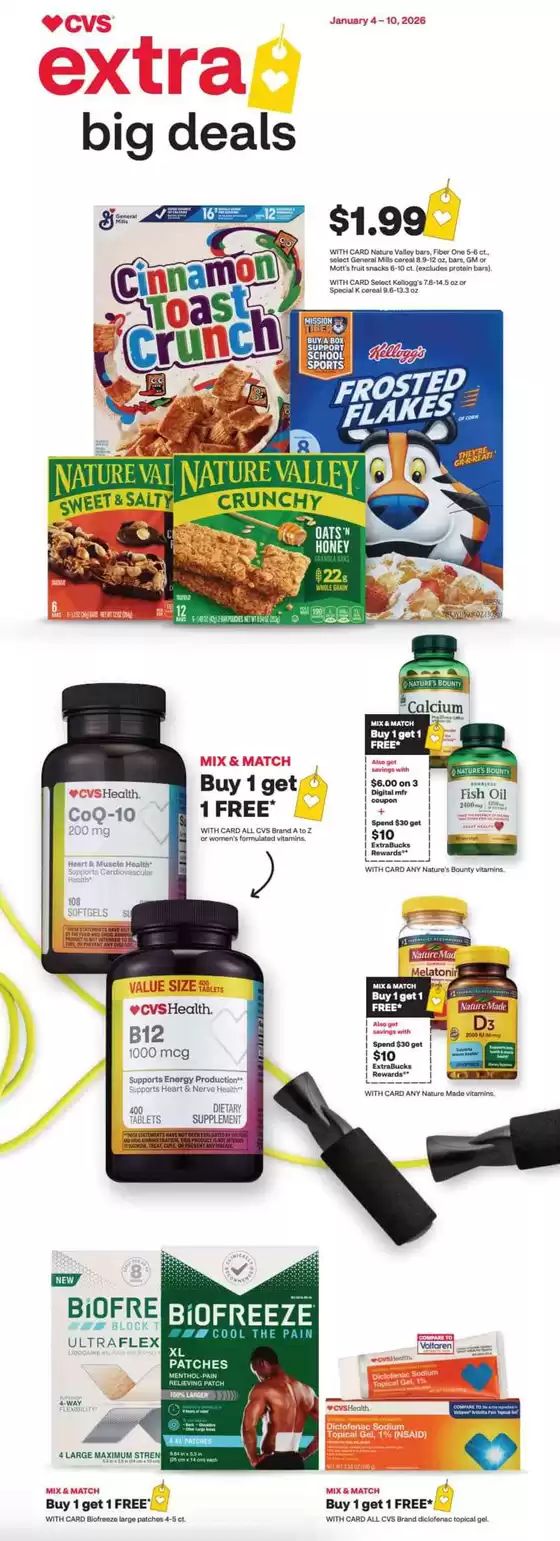 CVS Health catalogue in Inglewood CA | Top offers for all bargain hunters | 2026-01-04T00:00:00.000Z - 2026-01-10T00:00:00.000Z