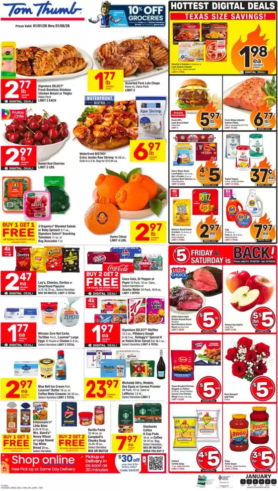Tom Thumb catalogue in West Covina CA | Catalog Tom Thumb | 2026-01-01T00:00:00.000Z - 2026-01-06T00:00:00.000Z