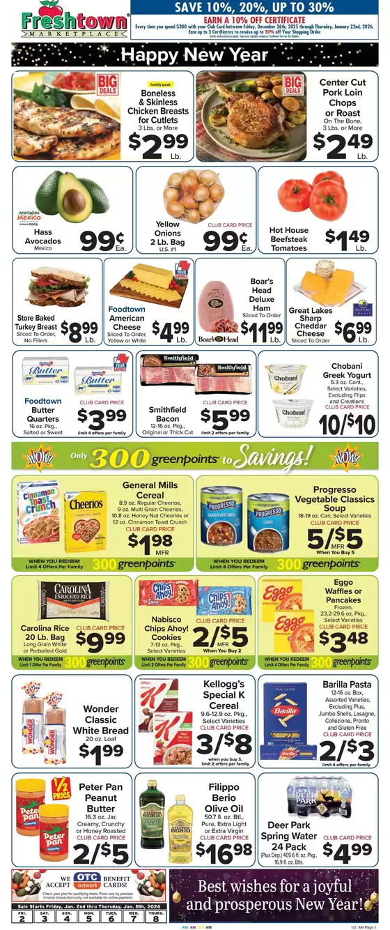 Foodtown supermarkets catalogue in West Covina CA | Great offer for all customers | 2026-01-02T00:00:00.000Z - 2026-01-08T00:00:00.000Z