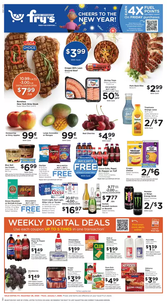 Fry's catalogue in Tempe AZ | Our best deals for you | 2025-12-26T00:00:00.000Z - 2026-01-01T00:00:00.000Z