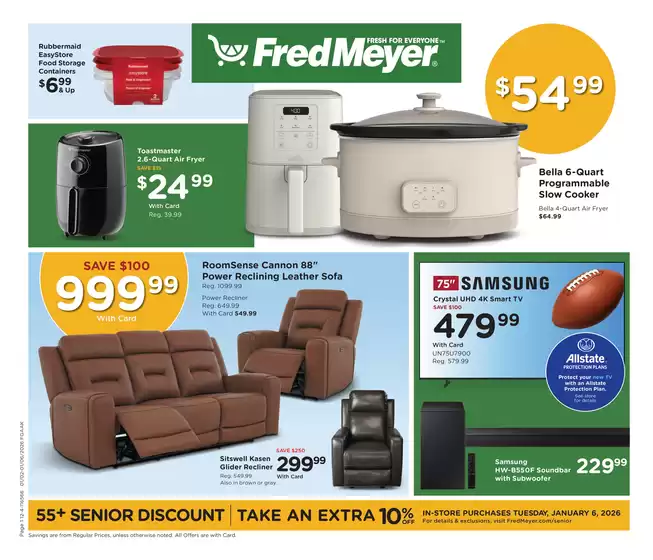 Fred Meyer catalogue | Top deals for all customers | 2026-01-02T00:00:00.000Z - 2026-01-06T00:00:00.000Z