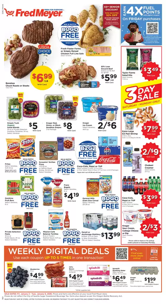 Fred Meyer catalogue | Discounts and promotions | 2026-01-02T00:00:00.000Z - 2026-01-06T00:00:00.000Z
