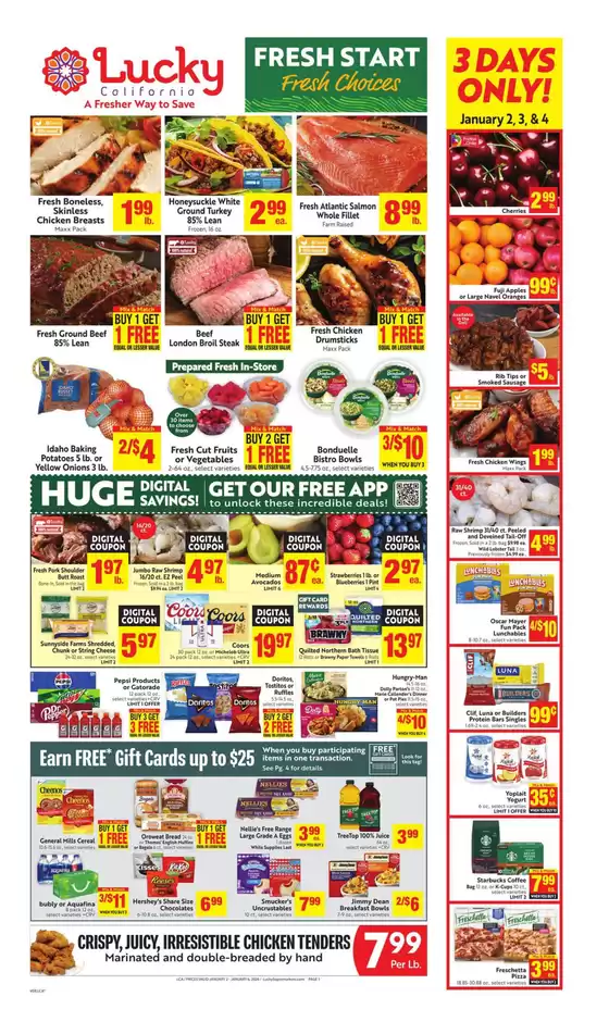 Lucky Supermarkets catalogue in Cumberland MD | Weekly | 2026-01-02T00:00:00.000Z - 2026-01-06T00:00:00.000Z
