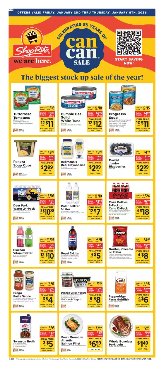 ShopRite catalogue in Cumberland MD | Week of 01/02 | 2025-12-30T00:00:00.000Z - 2026-01-08T00:00:00.000Z