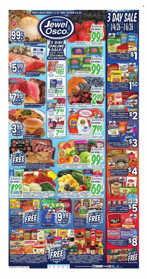 Jewel-Osco catalogue in Cumberland MD | Jewel-Osco Weekly ad | 2026-01-02T00:00:00.000Z - 2026-01-06T00:00:00.000Z