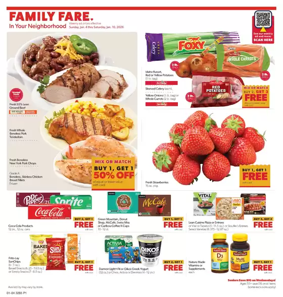 Family Fare catalogue in Circle Pines MN | Top deals and discounts | 2026-01-02T00:00:00.000Z - 2026-01-03T00:00:00.000Z