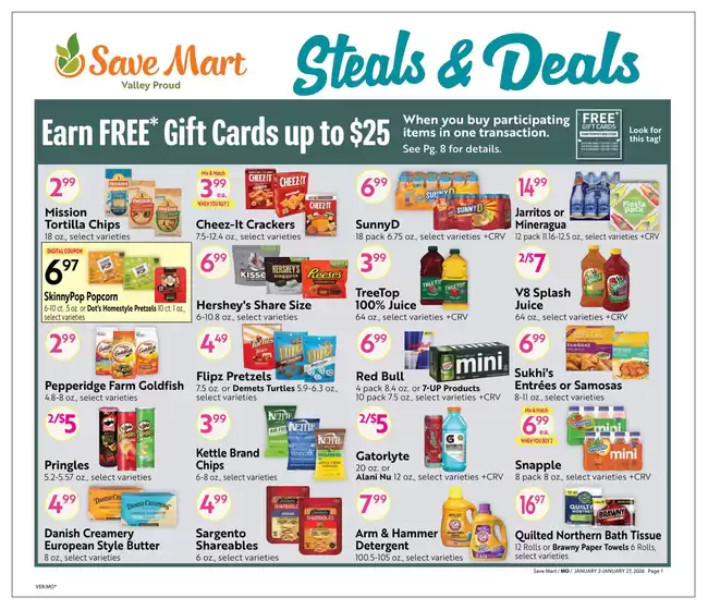 Save Mart catalogue in Circle Pines MN | Offers for bargain hunters | 2026-01-02T00:00:00.000Z - 2026-01-27T00:00:00.000Z